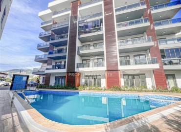 New one bedroom apartment, 50m², in a comfortable residence, 550m from the sea in Tosmur, Alanya ID-15895 фото-2