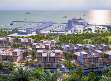 Премиальный инвестиционный проект: двойные виллы с видом на гавань в 200 метрах от моря, Эренкёй, Карпаз, Северный Кипр ID-15899 фото-1