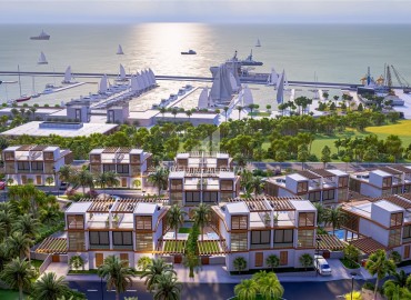 Премиальный инвестиционный проект: двойные виллы с видом на гавань в 200 метрах от моря, Эренкёй, Карпаз, Северный Кипр ID-15899 фото-16