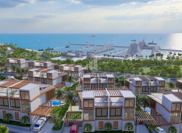 Премиальный инвестиционный проект: двойные виллы с видом на гавань в 200 метрах от моря, Эренкёй, Карпаз, Северный Кипр ID-15899 фото-19
