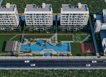 Апартаменты различных планировок для ваших инвестиций в жилом комплексе с инфраструктурой, 45-120м², Алтынташ, Анталья ID-15900 фото-17