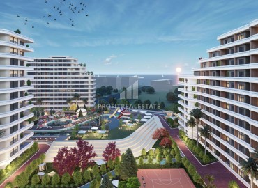 One bedroom apartment, 70 m², in a large-scale luxury residence under construction in the Tomyuk area, Erdemli ID-15904 фото-1