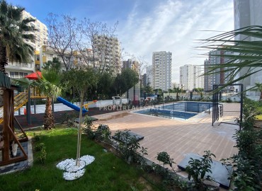 Two bedroom apartment, 85m², with a separate kitchen, in a new building with facilities, in Teje, Mersin ID-15912 фото-16