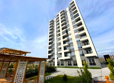Апартаменты 1+1, 55м², с чистовой отделкой в комплексе премиум класса в 500м от моря в Эрдемли, Арпачбахшиш ID-15916 фото-16