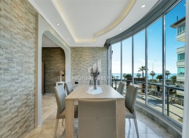 Luxurious view apartment 3+1, 155m², with a stylish interior, on the first coastline, Kestel, Alanya ID-15917 фото-15