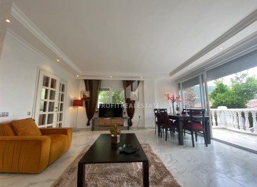 Furnished villa in a classic style 2+1, 145m², with a separate kitchen and sea views, Sugozu, Alanya ID-15928 фото-2