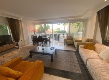 Furnished villa in a classic style 2+1, 145m², with a separate kitchen and sea views, Sugozu, Alanya ID-15928 фото-3