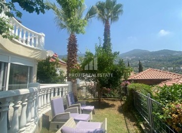 Furnished villa in a classic style 2+1, 145m², with a separate kitchen and sea views, Sugozu, Alanya ID-15928 фото-9