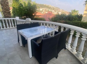 Furnished villa in a classic style 2+1, 145m², with a separate kitchen and sea views, Sugozu, Alanya ID-15928 фото-11