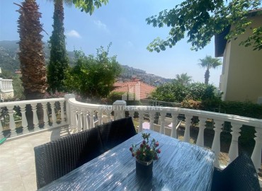 Furnished villa in a classic style 2+1, 145m², with a separate kitchen and sea views, Sugozu, Alanya ID-15928 фото-12