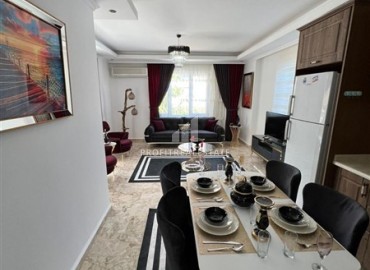 Stylish furnished apartment 2+1, 110m², with designer interior, in a residence with facilities, Mahmutlar, Alanya ID-15938 фото-4