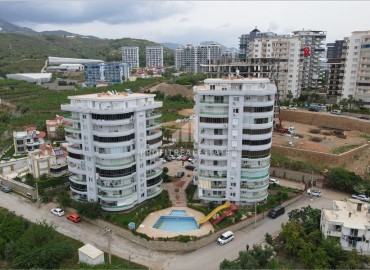 Элегантная меблированная квартира 2+1, 120м², с большим застекленным балконом и видом на море, Махмутлар, Аланья ID-15940 фото-1
