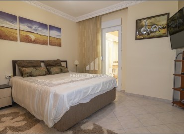 Elegant furnished apartment 2+1, 120m², with a large glazed balcony and sea views, Mahmutlar, Alanya ID-15940 фото-10