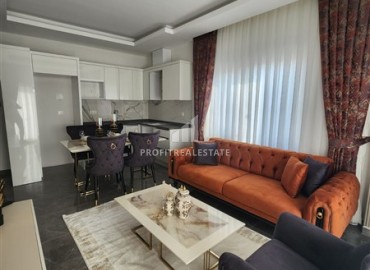 Stylish furnished apartment 1+1, 54m², in a new building with facilities, Oba, Alanya ID-15946 фото-2