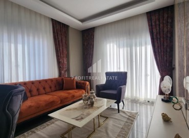 Stylish furnished apartment 1+1, 54m², in a new building with facilities, Oba, Alanya ID-15946 фото-3