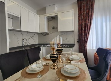 Stylish furnished apartment 1+1, 54m², in a new building with facilities, Oba, Alanya ID-15946 фото-5