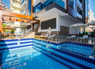 Элегантная квартира 2+1, 110м², в 250м от моря в комплексе с хорошей инфраструктурой в Махмутларе, Алания ID-15948 фото-16