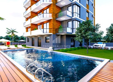 Двухкомнатные апартаменты, 60м², в комплексе с аквапарком с рассрочкой от строительной компании, в районе Аяш, Мерсин ID-15952 фото-4