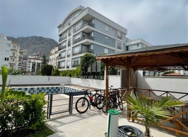 Furnished ergonomic apartment 1+1, 55m², in a residence with a swimming pool, Hurma, Antalya ID-15953 фото-12