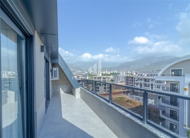 View two bedroom penthouse, 115 m², in a new large-scale premium residence in the Oba area, Alanya. ID-15187 фото-20