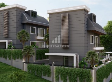 Investment project: 4+1 villas under construction, with private facilities, Kargicak, Alanya ID-15976 фото-5