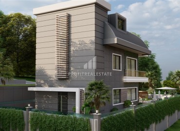 Investment project: 4+1 villas under construction, with private facilities, Kargicak, Alanya ID-15976 фото-18