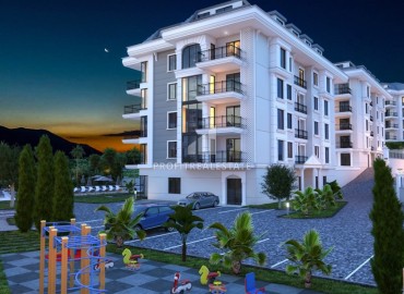 Three bedroom apartment 120 m², in a beautiful new residential residence with facilities, Oba, Alanya ID-15978 фото-4