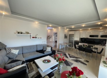 Elegant furnished apartment 2+1, 110m², for residence permit, in a residence with facilities, Oba, Alanya ID-15988 фото-4