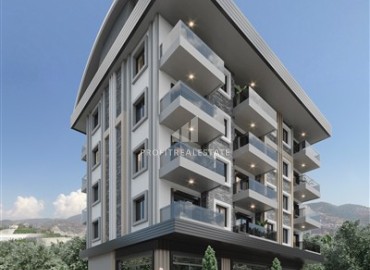 Компактная двухкомнатная квартира, 39м² в новом комплексе с инфраструктурой в 450м от моря в Каргыджаке, Алания ID-15989 фото-5
