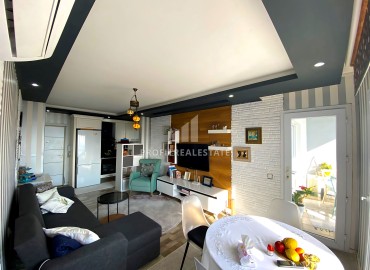 Квартира с одной спальней, 60м², с видом на море в уютном комплексе района Томюк, Мерсин ID-16000 фото-4
