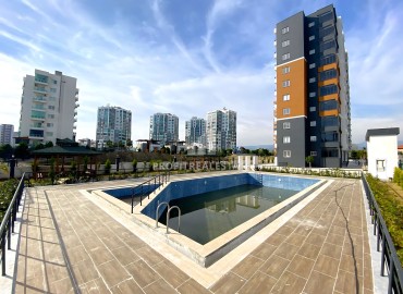 Новая трехкомнатная квартира, 110м², с видом на море в районе Мерсина – Томюк, 400м от моря ID-16009 фото-18