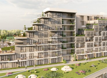 Инвестиционный проект в рассрочку: апартаменты в комплексе с инфраструктурой, 45-210м², Алтынташ, Анталья ID-16012 фото-2
