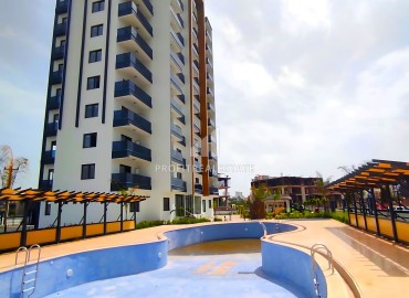 Стильная двухкомнатная квартира, 65м², с видом на море в комфортабельном комплексе в Мерсине, район Каргыпынары ID-14791 фото-2