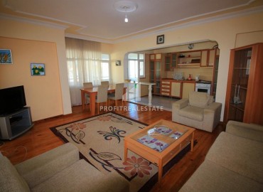 Furnished apartment 2+1, 130m², with glazed balcony, in a residence with facilities, Oba, Alanya ID-16031 фото-2