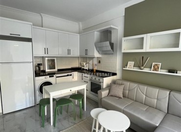 Profitable proposition! Inexpensive stylish apartment with furniture, 1+1, 48m², in a residence with facilities, Avsallar, Alanya ID-16032 фото-3