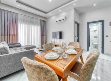 Designer one bedroom apartment, 45m², in a new building with a swimming pool, 900m from the sea in the center of Alanya ID-16041 фото-3