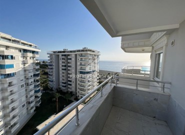 View apartment on the first coastline, unfurnished, with kitchen unit, 2+1, 120m², for residence permit, Tosmur, Alanya ID-16043 фото-15
