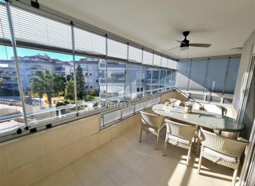 Exquisite furnished apartment 3+1, 168m², with glazed balconies, in a residence with facilities in Oba, Alanya ID-16044 фото-15