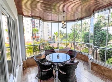Elegant furnished apartment with glazed balcony, 2+1, 120m², in a residence with facilities, Cikcilli, Alanya ID-16046 фото-16