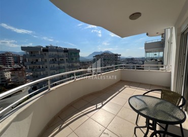 View furnished apartment 2+1, 125m², with sea views, for residence permit, in a residence with facilities, Cikcilli, Alanya ID-16053 фото-14
