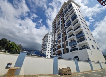 Трехкомнатная квартира с видом на море, без мебели, в новом комплексе с инфраструктурой, Махмутлар, Аланья ID-16064 фото-1