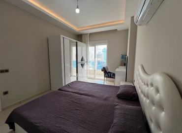Элегантная меблированная квартира 2+1, 120м², с видом на море, в 100 метрах от пляжа, Махмутлар, Аланья ID-16078 фото-9