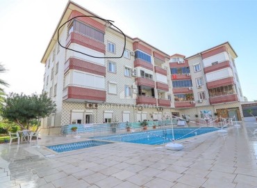 Charming one bedroom penthouse 75 m² with a glazed balcony, 300 meters from the sea, Oba, Alanya ID-16079 фото-19