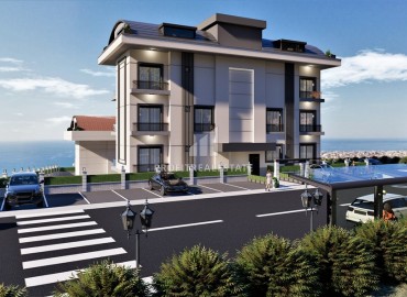 Apartment of different layouts, 72-138m², with installments from the developer in a cozy residence in Cikcilli, Alanya ID-16082 фото-12