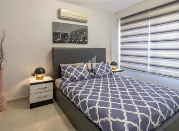 Luxurious furnished penthouse 4+1, 240m2, on the first coastline, for Turkish citizenship, Oba, Alanya ID-14704 фото-5