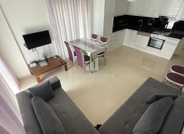 Bright one bedroom apartment with furniture, in a residence with facilities, 500 meters from the sea in the center of Alanya ID-16088 фото-4