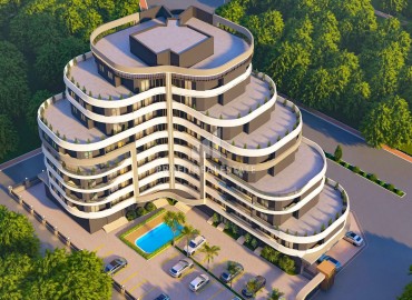 Стартовые цены на квартиры 1+1, 50-52м², в резиденции премиум класса в районе Эрдемли – Томюк, Мерсин ID-16092 фото-5