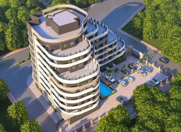 Starting prices for 1+1 apartment, 50-52m², in a premium class residence in the Erdemli area - Tomyuk, Mersin ID-16092 фото-6