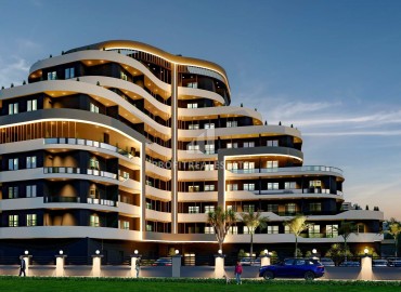 Стартовые цены на квартиры 1+1, 50-52м², в резиденции премиум класса в районе Эрдемли – Томюк, Мерсин ID-16092 фото-8