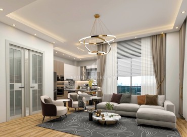 Апартаменты с двумя спальнями, 115м², в комплексе премиум класса на начальном этапе строительства в Мезитли, Мерсин ID-16098 фото-8